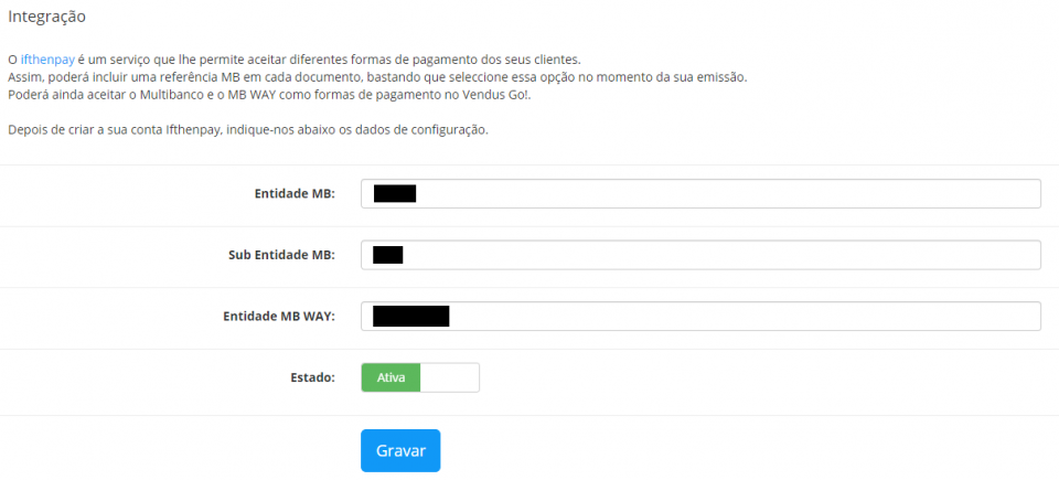 Vendus Go! - Configurar Ifthen