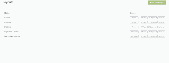 Layout - add produto