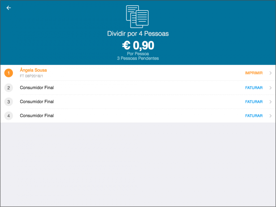 Dividir Conta - Passo 4