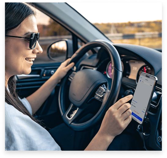 Multiutilizador: Vários condutores podem usar a mesma solução no mesmo veículo.