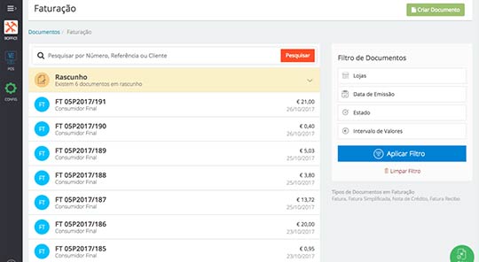 Backoffice - Listagem de Documentos